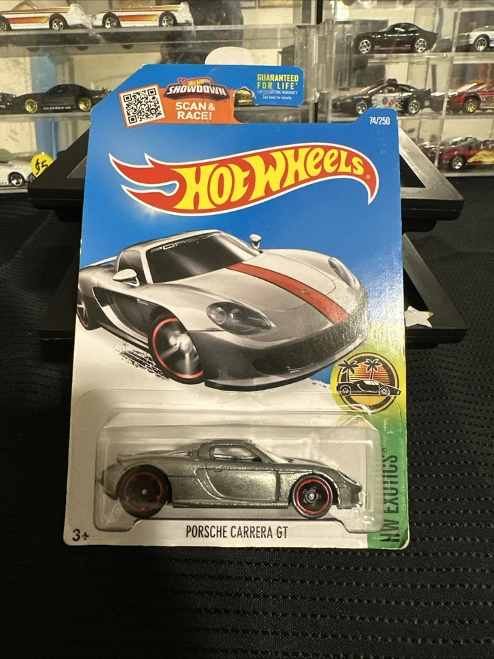 Hot Wheels 2016 Walmart HW Exotics ZAMAC Series #74 Porsche Carrera GT