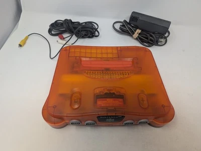 Consola Nintendo N64 Funtastic Fire Orange OEM SOLO NUS-001 probada y funcionando  Foto 1 de 4