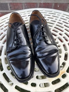 Men's Cheaney Black Derby Shoes UK Size 9 EU 43 Good Condition - Picture 1 of 24