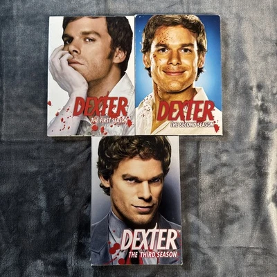 DEXTER DVD LOT - Seasons 1-3 Michael Hall - Excellent Condition! Foto 1 de 4