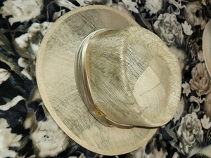 Tan Stacey Adams Fedora Hat For Men / Size M Stylish - Picture 1 of 3