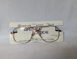 Diplomat Optical 805 G/E309 schwarz, gold 54□20-140 - Bild 1 von 5