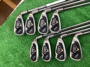 Callaway ERC FUSION Iron Set 5-PW-AW-SW 8pcs Steel Shaft Regular RH Japan Golf - Picture 1 of 5