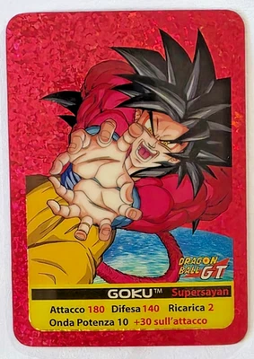 DRAGON BALL GT CARTE GIOCO LAMINCARDS COLLEZIONE GOKU NUMERO R8 - Immagine 1 di 2