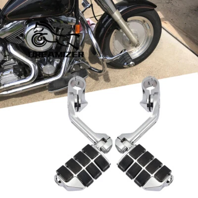 Protector motor moto carretera 1-1/4" reposapiés reposapiés para Kawasaki Vulcan 900 Foto 1 de 4