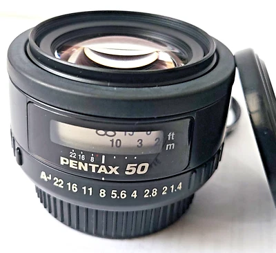 SMC Pentax-FA AF 50mm F/1.4 Lens No. 4227889 Excellent - image 1 of 4