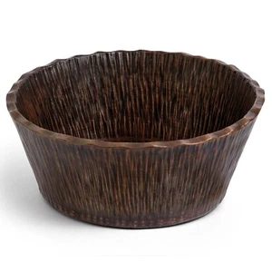 Premier Copper PVRTRDB Forest Hammered Copper Sink In Oil Rubbed Bronze - Picture 1 of 3
