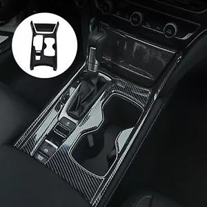 1x Cubierta de marco de panel de cambio de marchas interior de fibra de carbono para Honda Accord 2018~2022 - Imagen 1 de 15