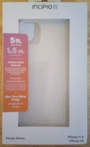 NEU Incipio Design Serie Handyhülle für iPhone 11 & XR. Silber Glitzer - Bild 1 von 3