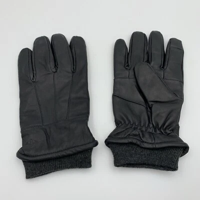 Guantes de cuero negros Dockers para hombre XL forrados pantalla táctil guantes de invierno calor máximo Foto 1 de 4