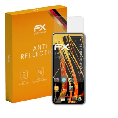 atFoliX 3x Screen Protection Film for OnePlus Nord 3 5G matt&shockproof - Image 1 of 4