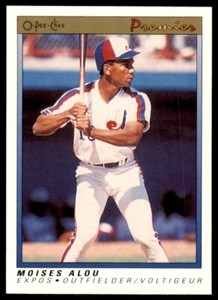1991 O-Pee-Chee Premier Moises Alou Montreal Expos #3