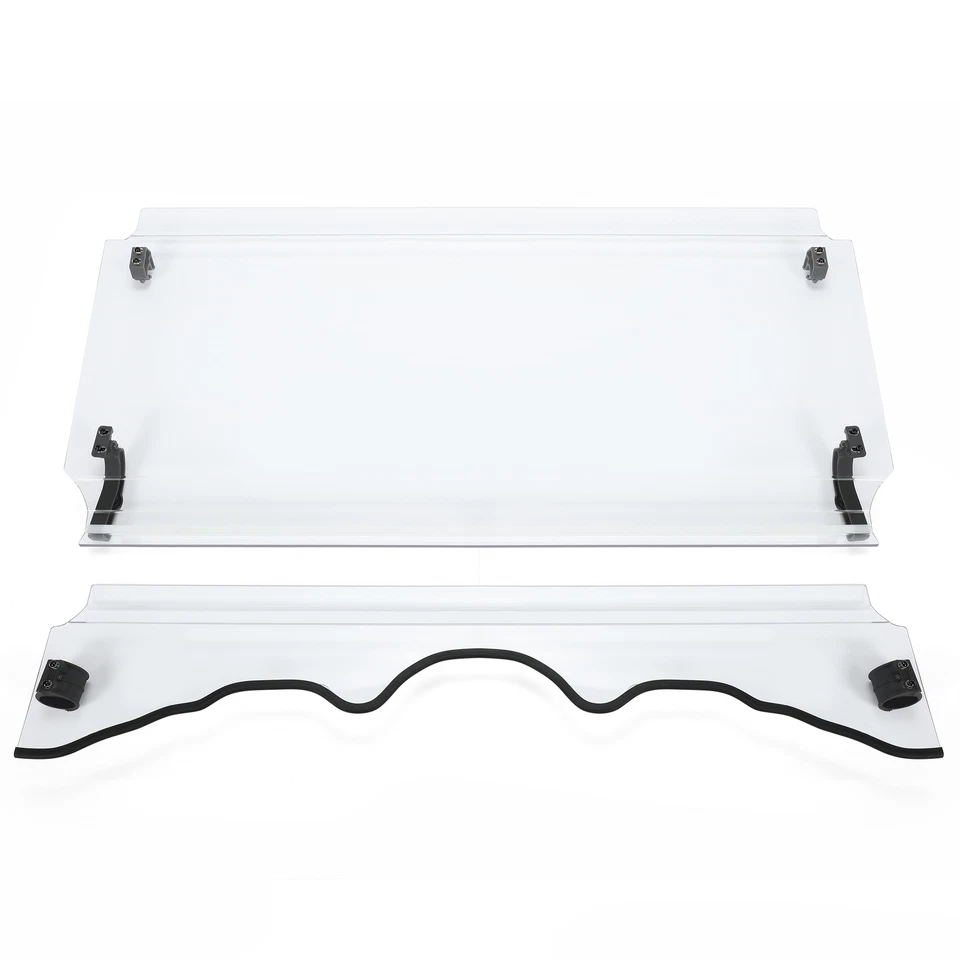 Folding Clear Windshield For MASSIMO MSU 2015+ Bighorn Coleman Outfitter 500/700 - Image 1 of 4