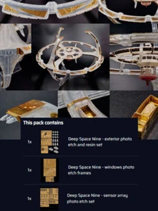1/3300 Deep Space Nine The Station Photo-etch set for Polar Lights [FRUIT PACK] - Picture 1 of 1