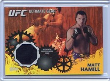 2010 TOPPS UFC SERIES 4 SHIRT RELIC GOLD #/188 MATT HAMILL 