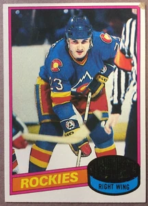 1980-81 Topps Hockey "Set Break" #146 Lucien DeBlois Colorado Rockies - Picture 1 of 1