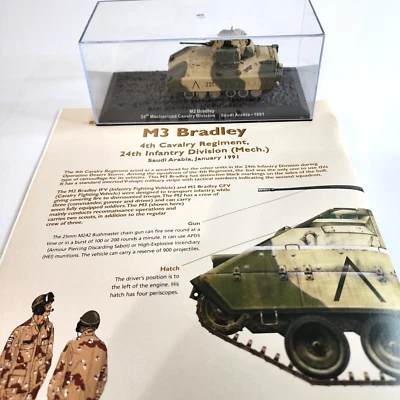 Combat Tanks 1:72 #24 M2 Bradley 24th Mechanized Cavalry Saudi Arabia 1991 - Image 1 of 3