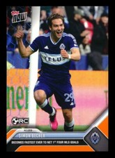 2023 TOPPS NOW MLS #61 SIMON BECHER RC ORANGE VANCOUVER WHITECAPS ROOKIE SSP 4/5
