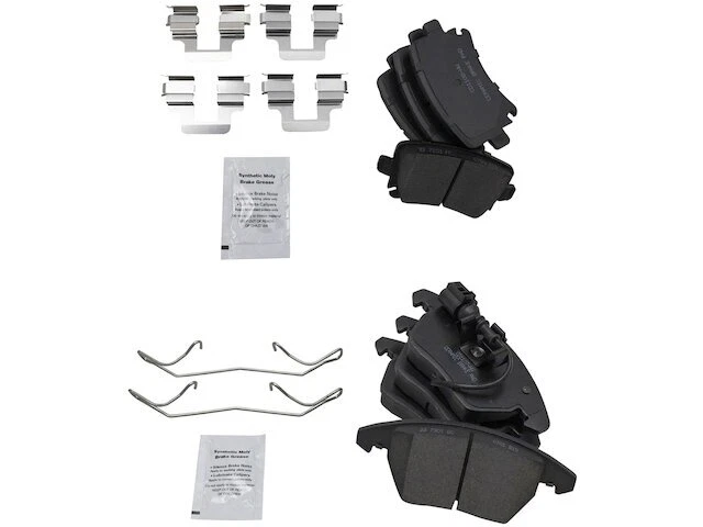 Juego de pastillas de freno de cerámica TRQ para Audi TT Quattro 2009-2015 53GQXZ Foto 1 de 1