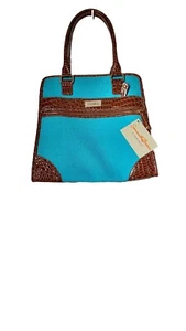 Samantha Brown - Travel Tote -Cotton Poly w Embossed Detail - Picture 1 of 3