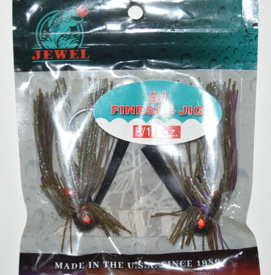 Jewel AJ Finesse Plantilla 5/16oz Verde Calabaza Caramelo Flash 2 Plantillas de Bajo por Paquete Foto 1 de 2