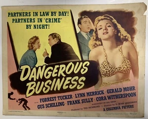 Dangerous Business 1946 Original Movie Poster Forrest Tucker YeOldePosterCom - Picture 1 of 12