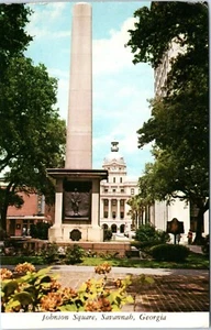 Johnson Square, Savannah, Georgia Postcard - Picture 1 of 2