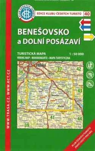 Wanderkarte Benešovsko a Dolní Posázaví  / Nr. 40 - Bild 1 von 1