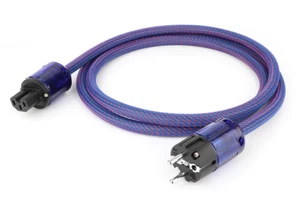 Cable de alimentación de alta gama/cable nota de referencia 6N cobre puro enchufe de la UE 1 m - Imagen 1 de 5