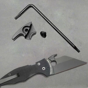 Herramientas personalizadas de aleación de aluminio hágalo usted mismo para cuchillo plegable Spyderco Yojimbo 2 SPY C85 - Imagen 1 de 8