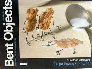 Bent Objects 500 pc puzzle Lactose Intolerant 14" x 18" by Terry Border  - Picture 1 of 3