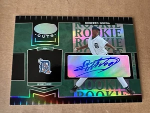 2004 Donruss Leaf Certified Cuts 289 Roberto Novoa Emerald Auto RC #5/5 ebay 1/1 - Picture 1 of 2