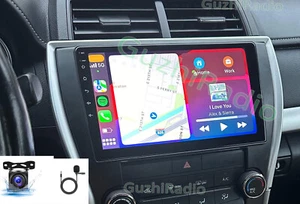 10.1'' Para 2015-2017 Toyota Camry Carplay Android 13 Car Stereo Radio GPS +CAM - Picture 1 of 19