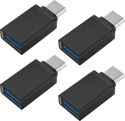 Adaptador USB A Hembra a USB C Macho Paquete de 4 Tipo C a Cable Cargador - Image 1 of 4