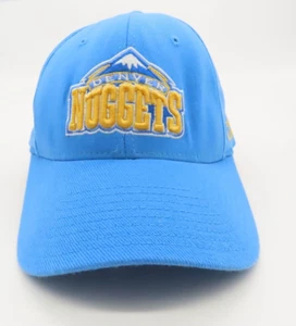 Denver Nuggets Reebok Blue Baseball Hat Cap Size Small - Medium - Picture 1 of 15