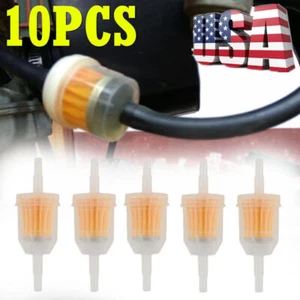 10 paquetes de filtro de combustible de gasóleo en línea motor pequeño para línea 1/4"" 5/16"" nuevo F - Imagen 1 de 10