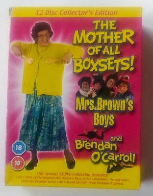 The Mother Of All Boxsets Mrs Browns Boys And Brendan O’Carroll DVD 12 Disc Set  - Image 1 of 4