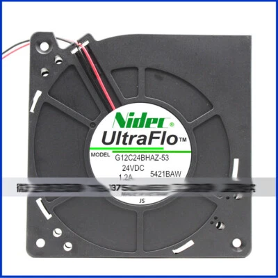 NIDEC G12C24BHAZ-53 24V 12CM 12032 for new energy vehicle cooling fan - Image 1 of 3