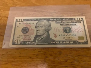 2013 $10 Federal Reserve Note Fr-2042-F Atlanta Gem Uncirculated (F A Block) - Picture 1 of 2