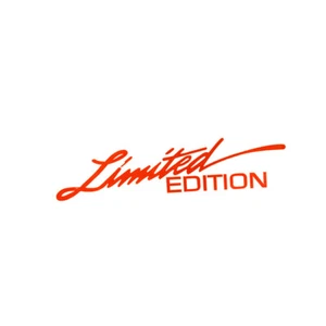 Adesivo AUTO MOTO PC STICKERS LIMITED EDITION 16 X 3,8 CM COLOR ROSSO - Foto 1 di 1