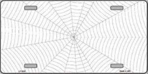 SPIDER WEB BACKGROUND CUSTOMIZABLE METAL NOVELTY LICENSE PLATE TAG - Picture 1 of 1