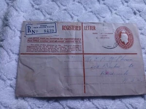 AUSTRALIA-(-1951-)-REGISTERED LETTER-BONDI, TO RANDWICK-# 89 - Picture 1 of 2