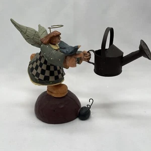 RARE 2000 Williraye Studio Girl with Watering Can, Blue Bird, Lady Bug WW1508 - Picture 1 of 10