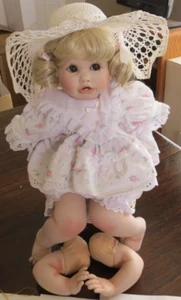 Muñeca de porcelana Cindy Marschner Sugar 1992 necesita cuidado - Imagen 1 de 16