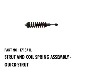 2MONROE STRUT AND COIL SPRING ASSEMBLY - QUICK-STRUT Front LEFT AND Front RIGHT - Picture 1 of 6