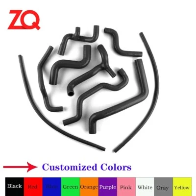 For Volkswagen Golf 3 GTI 8V 115HP 1992-1998 Black Silicone Radiator Hose 9Pcs - Imagem 1 de 4