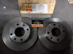 2 Dischi Freno Peugeot 106 205 206 306 309 Citroen Visa C15 ZX Anteriore Coppia - Picture 1 of 3