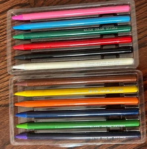 12  Pc Watercolor Sticks Pencils Water Color - Picture 1 of 3
