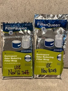Filter Queen Enviropure Odor Reducing 7" Filter Wraps (X2) - Picture 1 of 4