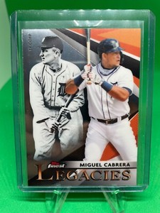 Miguel Cabrera / Ty Cobb 2021 Topps Finest #FL-MC Finest Legacies Insert